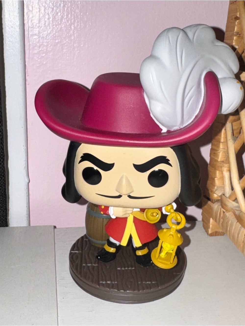 Disney Pink Hat Pirate Funko Pop Figure with White Feather